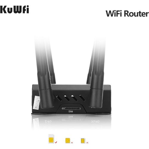  Fhong WiFi Routers for Wireless Internet Smart 4G LTE OpenWRT 300Mbps 3G Wireless Repeater AP Mode DHCP Function with SIM Card Slot (B1B3B5B7B8B20 EU Version)