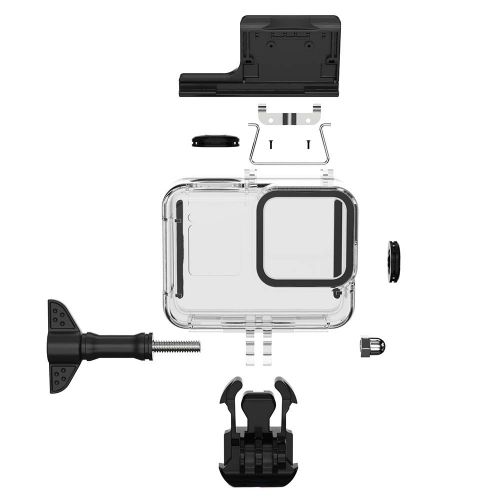  FitStill 60M Waterproof Case for GoPro Hero 8 Black, Protective Underwater Dive Housing Shell with Bracket Accessories for Go Pro Hero8 Action Camera