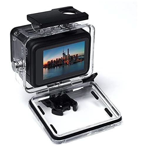  FitStill 60M Waterproof Case for GoPro Hero 10 Black/Hero 9 Black, Protective Underwater Dive Housing Shell with Bracket Accessories for Go Pro Hero10 Hero9 Action Camera