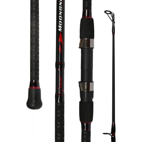  Fiblink Surf Casting Fishing Rod 2-Piece Graphite Travel Baitcasting Fishing Rod