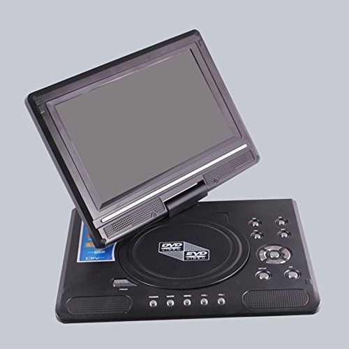  FidgetFidget CD Player MP3 TV AV SD USB FM Game 270° Swivel 9.8 Inch LCD Portable DVD