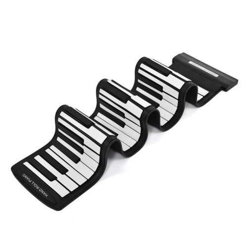  FidgetFidget 61 Keys Flexible Foldable Electric Digital USBMIDI Hand Roll Keyboard Piano