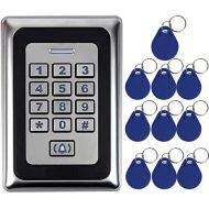 FidgetFidget Keypad WG26 Access Control+10x125KHZ Card for Home&Office Card+PIN Standalone