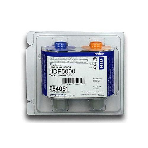  FidgetFidget YMCK Color Ribbon HID 84051 Ribbon for Fargo HDP5000 ID Card Printer