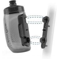 [아마존베스트]FIDLOCK Fidlock Twist Bottle 450 Set- Bike Water Bottle Holder with Attached Bottle - Cage Free Magnetic Mount - Smoke