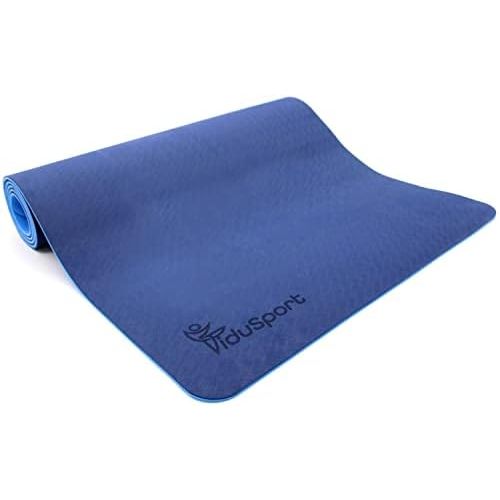  [아마존베스트]Fiducia FiduSport TPE Gymnastics Mat, Yoga Mat, Non-Slip Mat with Carry Strap for Fitness, Pilates and Gymnastics, Gym Mat, Sports Mat, Floor Mat, Dimensions: 183 x 61 cm