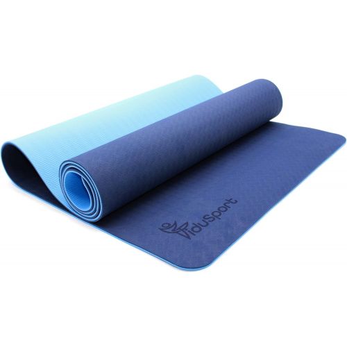  [아마존베스트]Fiducia FiduSport TPE Gymnastics Mat, Yoga Mat, Non-Slip Mat with Carry Strap for Fitness, Pilates and Gymnastics, Gym Mat, Sports Mat, Floor Mat, Dimensions: 183 x 61 cm