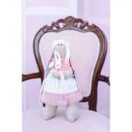 /FielanaDesigns Tilda-Stofpuppe rabbit Sarina, doll, handmade doll, textile Tilda doll, childrens room decor doll