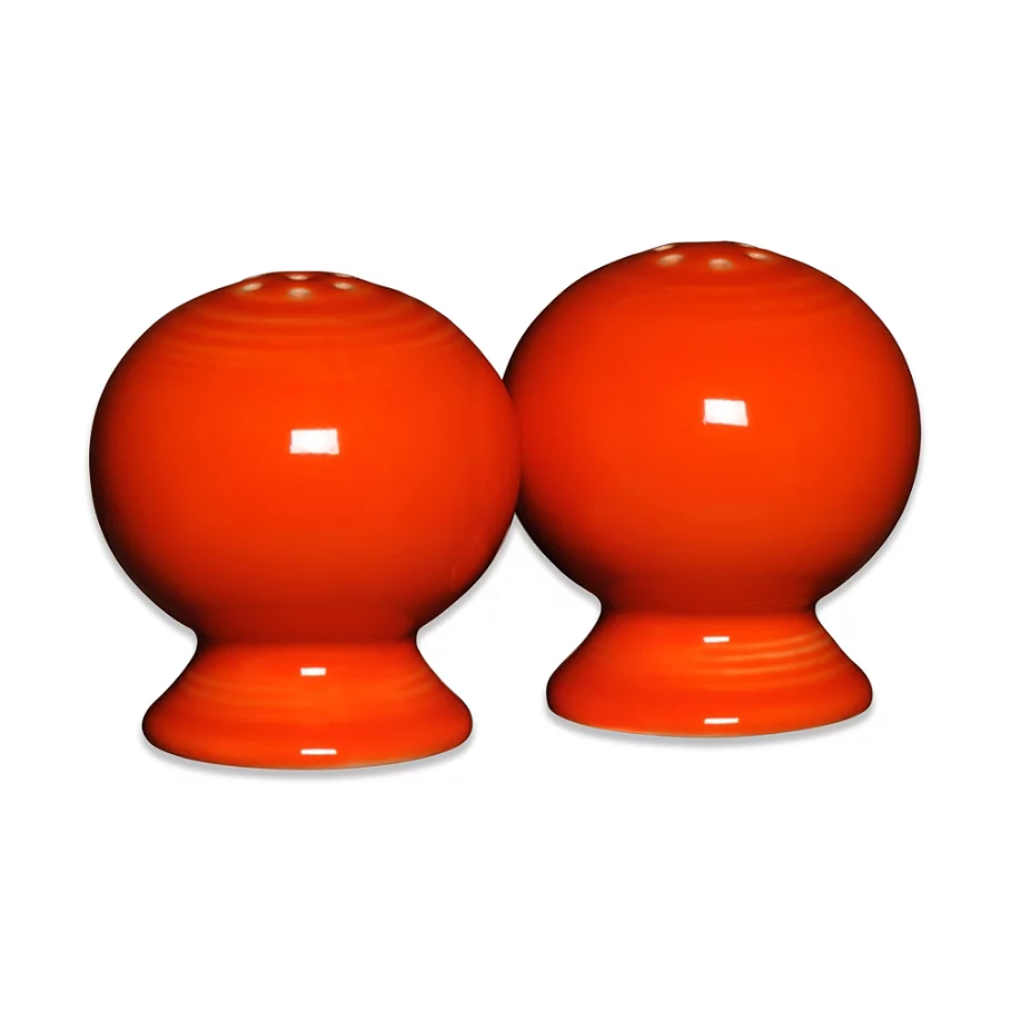 Fiesta Salt and Pepper Shakers in Poppy