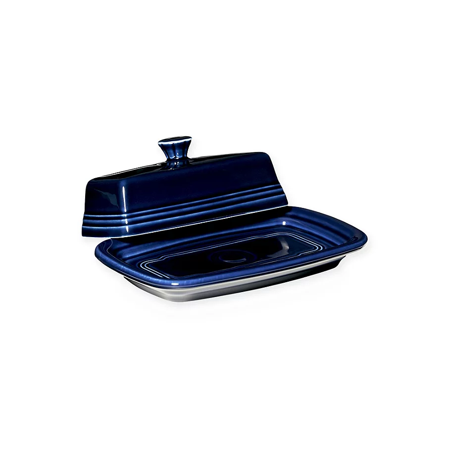 Fiesta Extra-Large Covered Butter Dish in Cobalt Blue