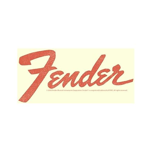  Men's Fender Classic Logo T-Shirt - Beige - 2X Large