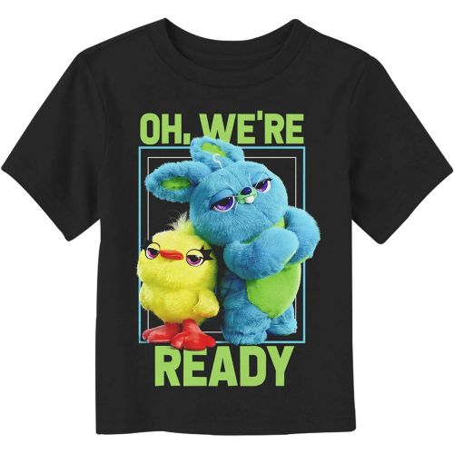  Fifth Sun Toy Story Toddlers 4 Ducky & Bunny Ready Pose T-Shirt