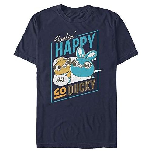  Fifth Sun Mens Toy Story Happy Go Ducky & Bunny T-Shirt
