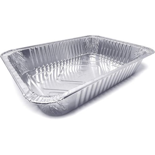  Fig & Leaf (30 Pack) Premium Lasagna Pans 14 x 10 x 3” Heavy Duty l Disposable Aluminum Foil for Roasting Turkey, Baking, or Cooking