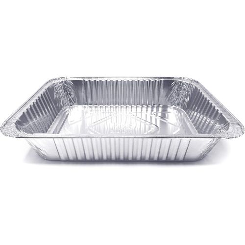  [아마존베스트]Fig & Leaf (30 Pack) Premium Lasagna Pans 14 x 10 x 3” Heavy Duty l Disposable Aluminum Foil for Roasting Turkey, Baking, or Cooking