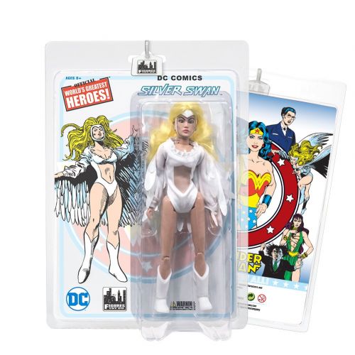  Figures Toy Company Wonder Woman Retro 8 Inch Action Figures Series 2: Silver Swan