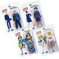 Figures Toy Company Wonder Woman Retro 8 Inch Action Figures Series 2: Set of all 4