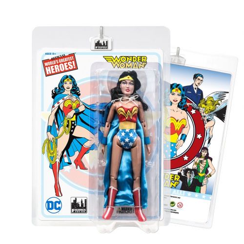  Figures Toy Company Wonder Woman Retro 8 Inch Action Figures Series 2: Set of all 4