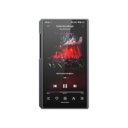  FiiO M11 Plus Music Player Hi-Res Android 10 Snapdragon 660,THX AAA, 5.5inch, 64G, MQA 8X, atpX HD/LDAC Bluetooth5.0/DSD/Tidal/Spotify/4.4 Balance Output (Titanium)