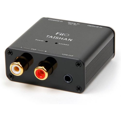  [아마존베스트]FiiO D3 (D03K) Digital to Analog Audio Converter With Micca 6ft Optical Toslink Cable - 192kHz/24bit Optical and Coaxial DAC