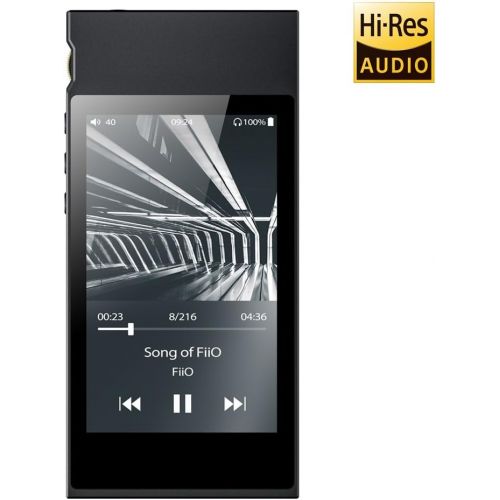  FiiO M7 High Resolution Lossless Music Player with aptX, aptX HD, LDAC HiFi Bluetooth, FM Radio and Full Touch Screen (Black)