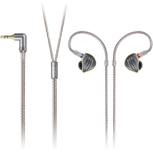  Fiio FiiO FH5 Best Over the Ear HeadphonesEarphones Detachable Cable Design HIFI Quad Driver Hybrid (1 Dynamic + 3 Knowles BA) In-Ear Monitors for iOS and Android Computer PC Tablet