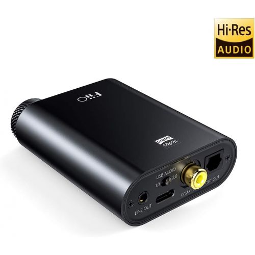  FiiO E10K USB DAC and Headphone Amplifier (Black)