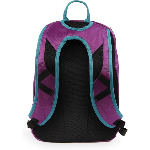  Fila Womens Duel Tablet and Laptop Backpack School, PurpleTeal, One Size