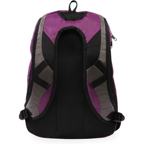  Fila Womens Duel Tablet and Laptop Backpack School, PurpleTeal, One Size