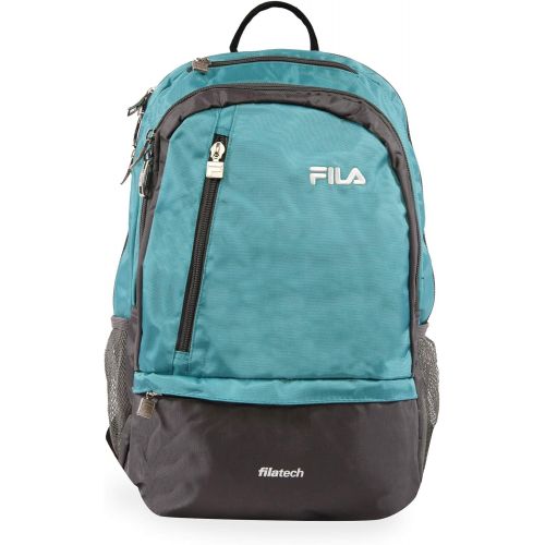  Fila Womens Duel Tablet and Laptop Backpack School, PurpleTeal, One Size