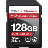 FileMate Wintec Filemate Professional Plus 128GB SDXC UHS-1 Memory Card Class 10