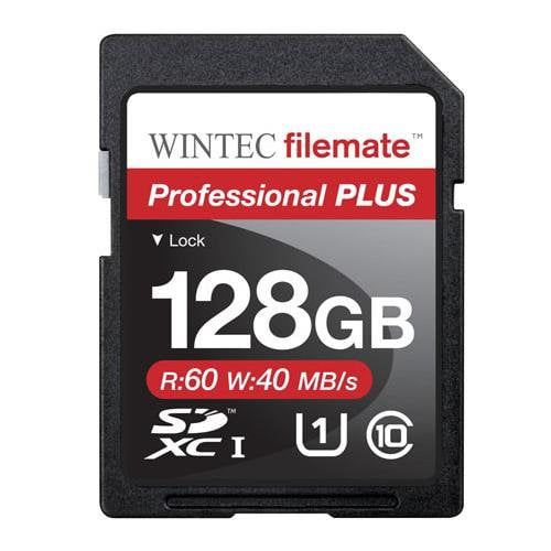  FileMate Wintec Filemate Professional Plus 128GB SDXC UHS-1 Memory Card Class 10