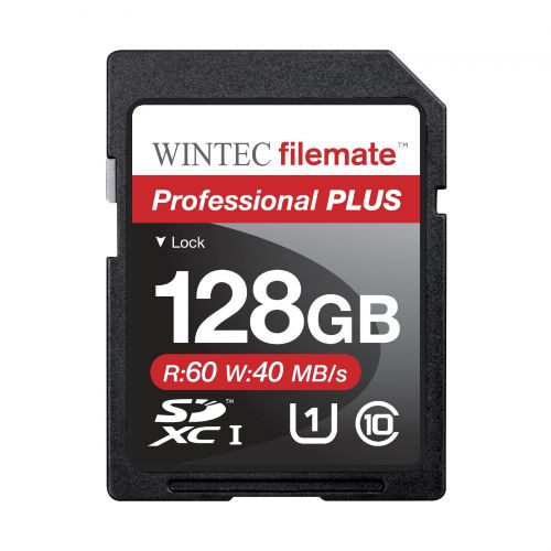  FileMate Wintec Filemate Professional Plus 128GB SDXC UHS-1 Memory Card Class 10