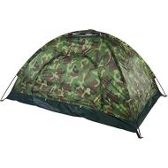 Filfeel Campingzelt, Outdoor Camping Zelt Camouflage 2 Personen UV Schutz wasserdichte Familie Reise Dome Wasserdicht Festival Wandern Klappzelte mit Tragbaren Tragetasche