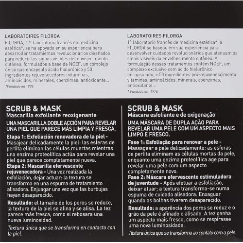  Laboratoires Filorga Paris Scrub & Mask Exfoliating Bubble Mask, 1.86 oz.