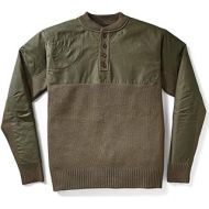 Filson Mens Henley Guide Sweater - Peat Green - 2XL