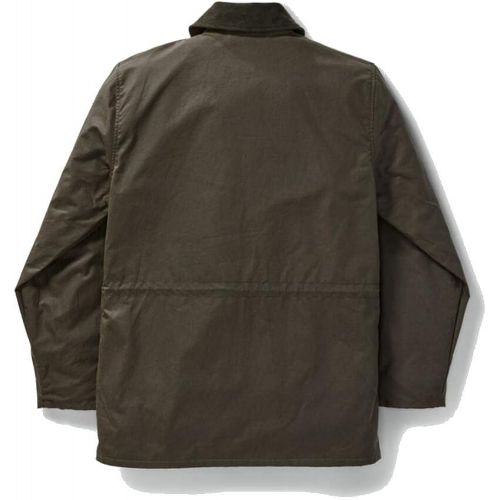 필슨 Filson Mens Cover Cloth Mile Marker Coat, Otter Green, XL