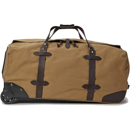 필슨 Filson Rugged Twill Rolling Duffle Bag (Large, Tan)