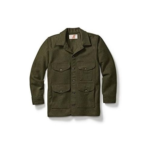 필슨 Filson Mens Mackinaw Cruiser - Alaska Fit - Forest Green - L