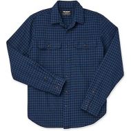 Filson Scout Shirt Blue Black Check Size Large