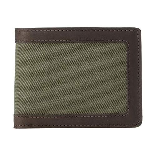 필슨 Filson Unisex Leather Bi-fold Outfitter Wallet