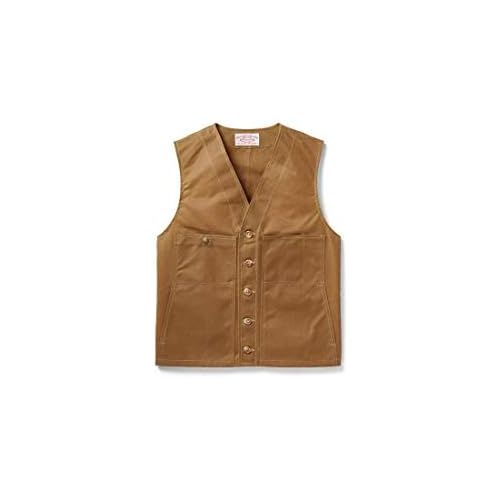 필슨 Filson Oil Tin Cloth Vest Dark Tan XX-Large