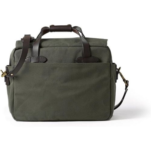 필슨 Filson Twill Padded Laptop Briefcase Otter Green, One Size