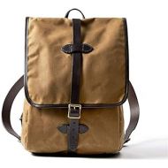 Filson Tin Cloth Backpack, Dark Tan, One Size