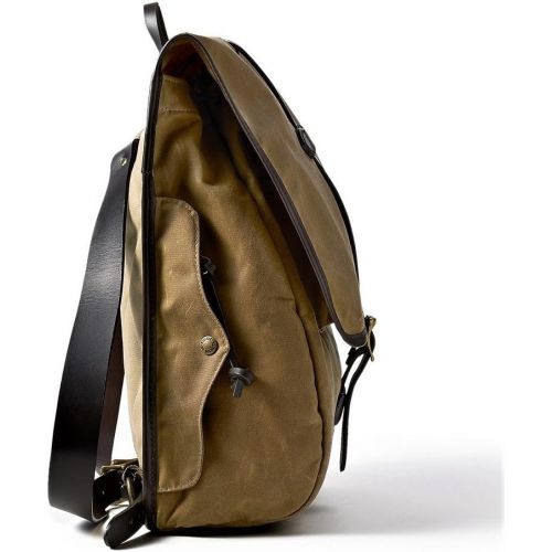 필슨 Filson Tin Cloth Backpack, Dark Tan, One Size