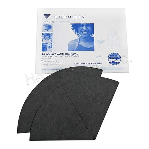  Filter Queen Majestic Replacement Filters, 2 Pack, Enviropure Specialty Bundle, Activated Charcoal