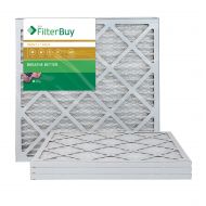 FilterBuy AFB Gold MERV 11 20x20x1 Pleated AC Furnace Air Filter. Pack of 4 Filters. 100% produced in the USA.