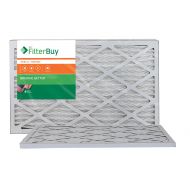 FilterBuy AFB Bronze MERV 6 13x21.5x1 Pleated AC Furnace Air Filter. Pack of 2 Filters. 100% produced in the USA.
