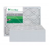 FilterBuy AFB Silver MERV 8 24x24x1 Pleated AC Furnace Air Filter. Pack of 12 Filters. 100% produced in the USA.