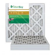 FilterBuy AFB Gold MERV 11 14x14x1 Pleated AC Furnace Air Filter. Pack of 4 Filters. 100% produced in the USA.